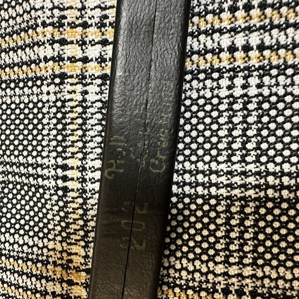 Vintage Fred Rothschild Top 1970s leather belt large collar size small womens - Picture 7 of 12